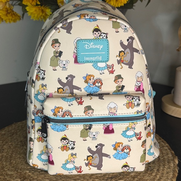 Loungefly Handbags - Loungefly Disney Chibi Animal Love Mini Backpack NWT Vegan Leather